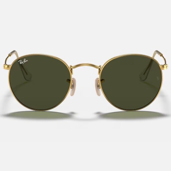 Ray-Ban Other - Ray ban round metal arista gold sunglasses NEW